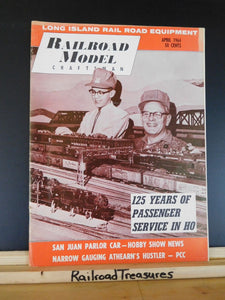 Railroad Model Craftsman Magazine 1964 April RMC San Juan parlor car LI RR equip