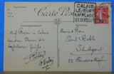Postcard Calais Boulevard Jacquard France Carte Postale Postmarked Calais Le Por