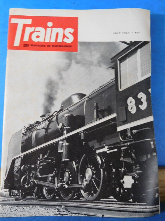 Trains Magazine 1967 July Born at Baldwin Steam in Europe Side rods but no cylin