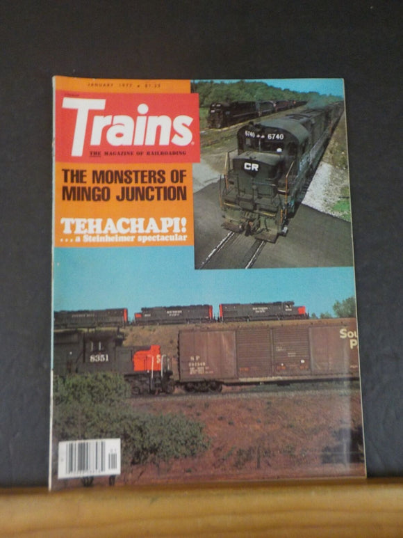 Trains Magazine 1977 January Monsters of Mingo Junction Tehachapi