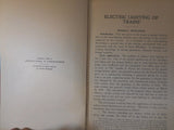 Electric Lighting of Trains Instruction paper HArd Cover 1920