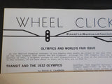 Wheel Clicks 1984 August Pacific Railroad Society Olympics & World’s Fair Issue