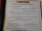 Baltimore and Ohio Railroad 1940s Railroad Equipment Agreement & Receipts