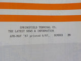 Railroad Update #29 1987 April May Springfield Terminal W&W L&HR