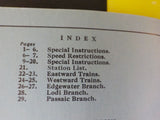 New York Susquehanna & Western Railroad Employee Time Table #42 October 25 1964