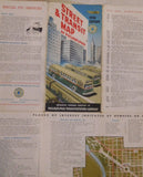 Map Keystone Auto Club PTC Street & Transit Map of Philadelphia 1958