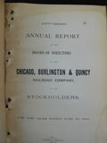 Chicago Burlington & Quincy Railroad Company Annual Report 1906 June 30 MAP
