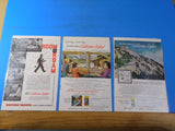 Ads Western Pacific Railroad Lot #16 Advertisements from various magazines (10)