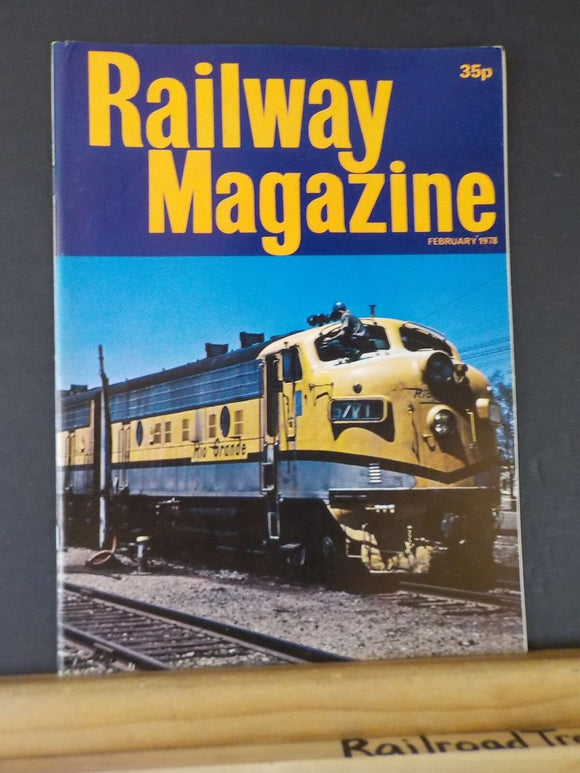 Railway Magazine 1978 February Travelling in Style Flying by Tube to Heathrow Ce