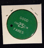 Token MI Baraga 55A Baraga County Public Transit 524-6124 Good for 25 cents in f
