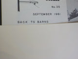 Trolley Talk #35 1961 September Back to barns. Popular PE Interurban Era. Team