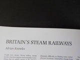 Britain's Steam Railways Guide to preserved lines and museums Soft Cover 1982