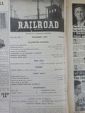 Railroad Magazine 1954 Sept  C&S Locos Streetcar Post Offices Steam Railroading