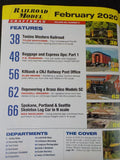 Railroad Model Craftsman Magazine 2020 February Tenino Western Mail & Express op