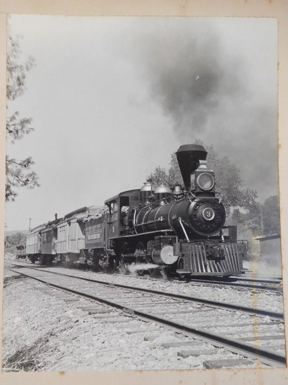 Photo Central Pacific Overland Express #3 10 x 13 C.P. Railroad