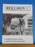 Rollsign Magazine of New England Transit News 1990 May June North Station area n