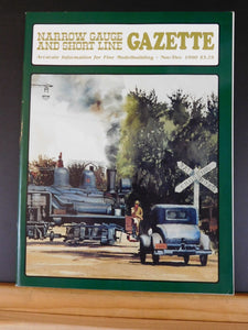 Narrow Gauge & Short Line Gazette 1990 November December Scenery Sawmill Simplex