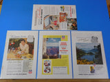 Ads Union Pacific Railroad Lot #21 Advertisements from various magazines (10)