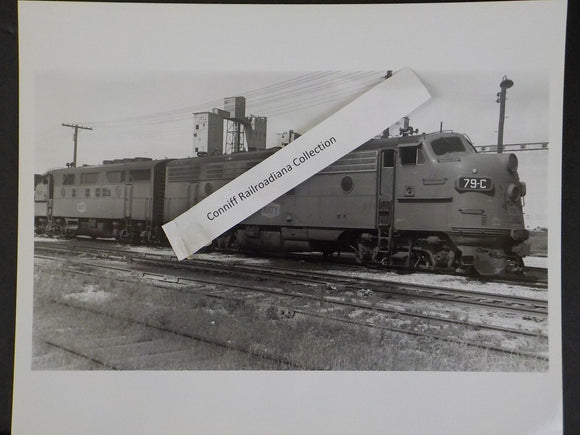 Photo M-K-T Railway Locomotive #79-C Katy Fort Worth TX 1965 8 X 10 B&W