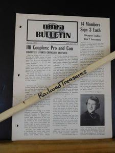 NMRA Bulletin 1954 January #5 of 20th Year HO Couplers: Pro and Con Committee Ef