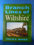 Branch Lines Of Wiltshire by Colin Maggs w/ dust jacket