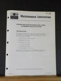 EMD Maintenance Instructions MI 100 Crankcase Main Bearing Steel Bore Alignment