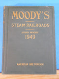 Moody’s Steam Railroads 1949 HC Railroads Airlines Shipping Traction