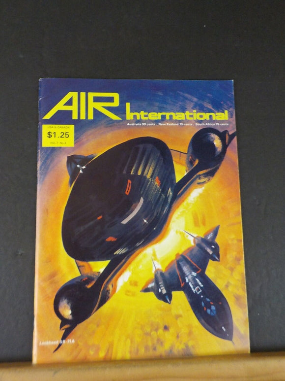 Air International Magazine Vol 7 #4 1974 Oct Lockheed’s Lone Ranger (Enthusiast)