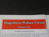 Bandwagon 1987 September October Circus MagazineHagenbeck Wallace 1917 season