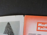 Model Railroader Magazine 1963 January Snowshed Speeder truck Station Simple lam