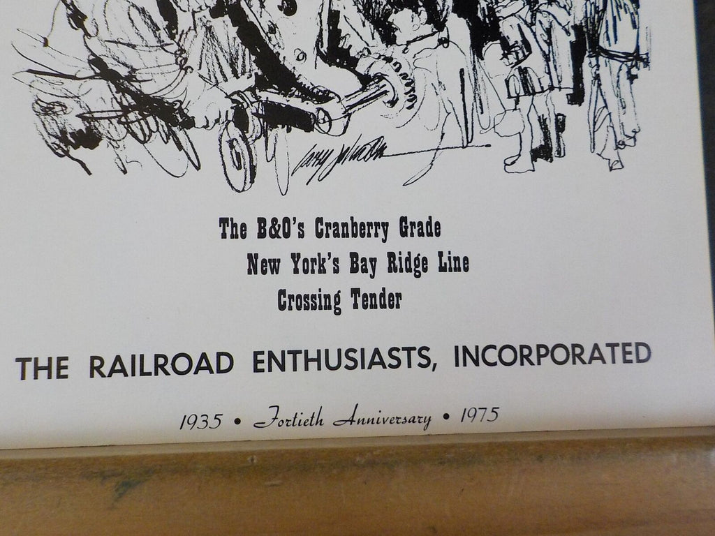 Railroad Enthusiast 1975 Winter and Spring Bay Ridge B&O Cranberry Gra ...