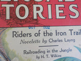 Railroad Stories Magazine 1932 October  Milw Jungle RRing
