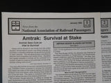 News from the National Association of Railroad Passengers 1995 COMPLETE YEAR Lot