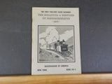 First Two-Foot Gauge Railroad Billerica & Bedford Massachusetts 1877