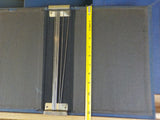 Model Railroader Magazine Binders 5 approx 3 inch binders with rods Blue USED