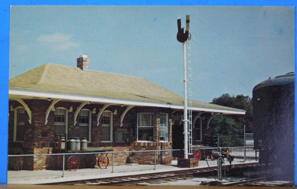 Postcard Gold Coast Railroad Loisville Station Ft. Lauderdale Fla