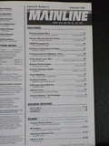Mainline Modeler 1999 November WM Section house Operating lift bridge 1937 city