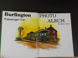 Burlington Passenger Car Photo Album by William Glick    Hard Cover