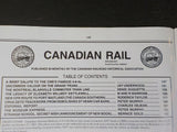 Canadian Rail #484  September-October 2001 Montreal Blainville Commuter Train li