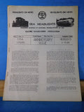 ERA Headlights 1945 January Anniversary Issue Stapled Calgary Debates, Frisco Re