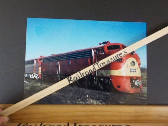 Photo Frisco Locomotive #2001 E-8 Passenger Birmingham AL 1965 8X11.5 Color