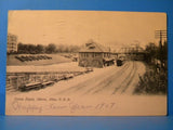 Postcard Union Depot Akron Ohio, New Year 1907, Postmarked 1906 Ohio