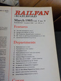 Railfan & Railroad Magazine Complete Year 1985 Complete Year 6 issues