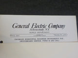General Electric Company Supply Department Bulletin No 4866A 1912 March Thomson