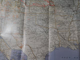 Map Union Pacific Railroad United States U.P. Facilities 1976