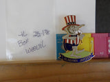 Jaycees Alabama Boll Weevil Red & White Vest  HatPIN