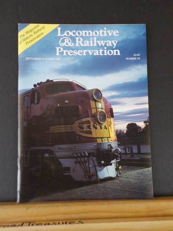 Locomotive & Railway Preservation #34 1991 September October Sacramento Iron War