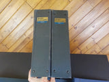 Model Railroader Magazine Binders 5 approx 3 inch binders with rods Blue USED