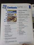 Model Railroader Magazine 2008 April Use details for more realism Lift out hills