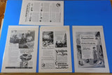 Ads Northern Pacific Railroad Lot #9 Advertisements from Various Magazines (10)